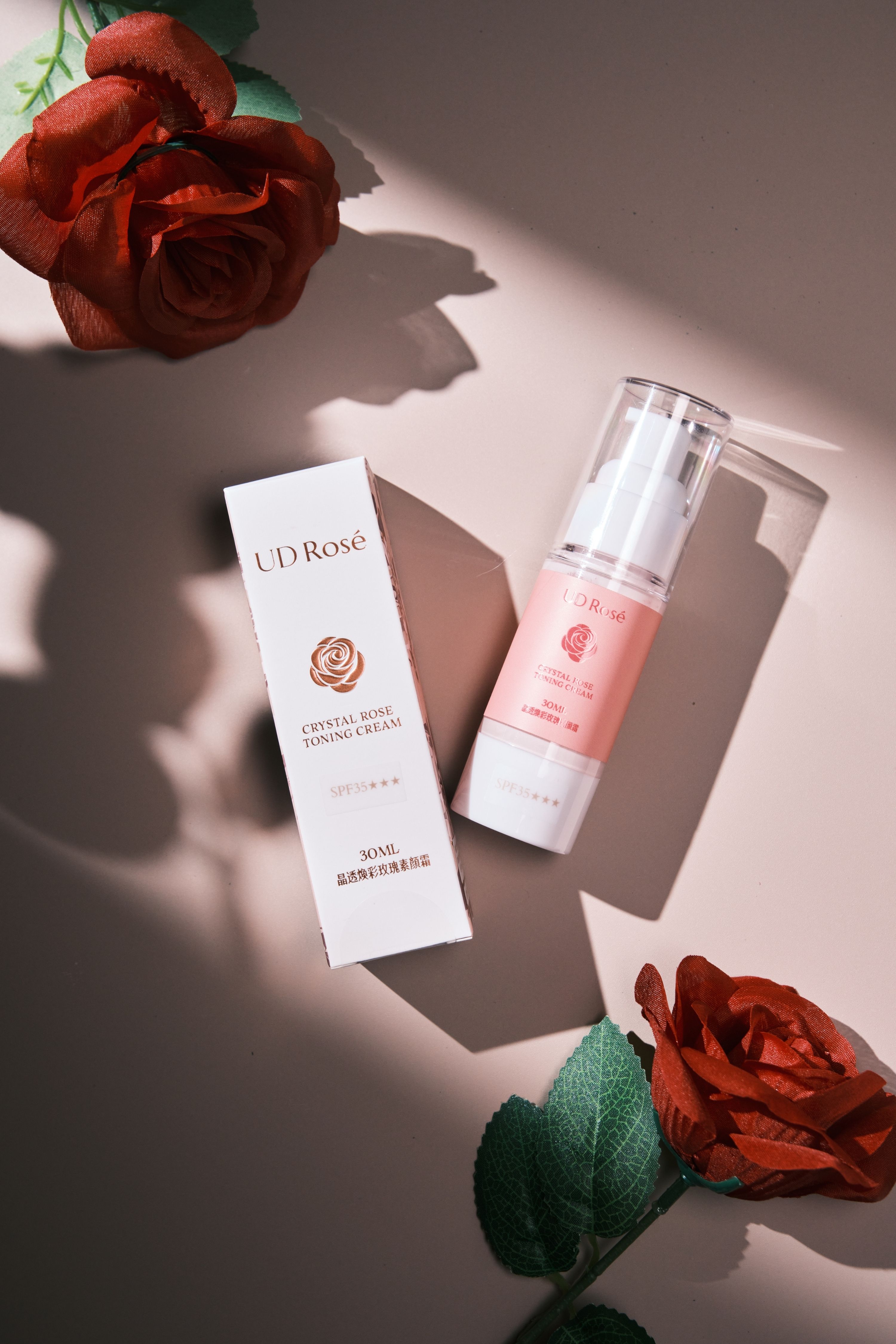 UDEN ROSE晶透煥彩玫瑰素顏霜30ml