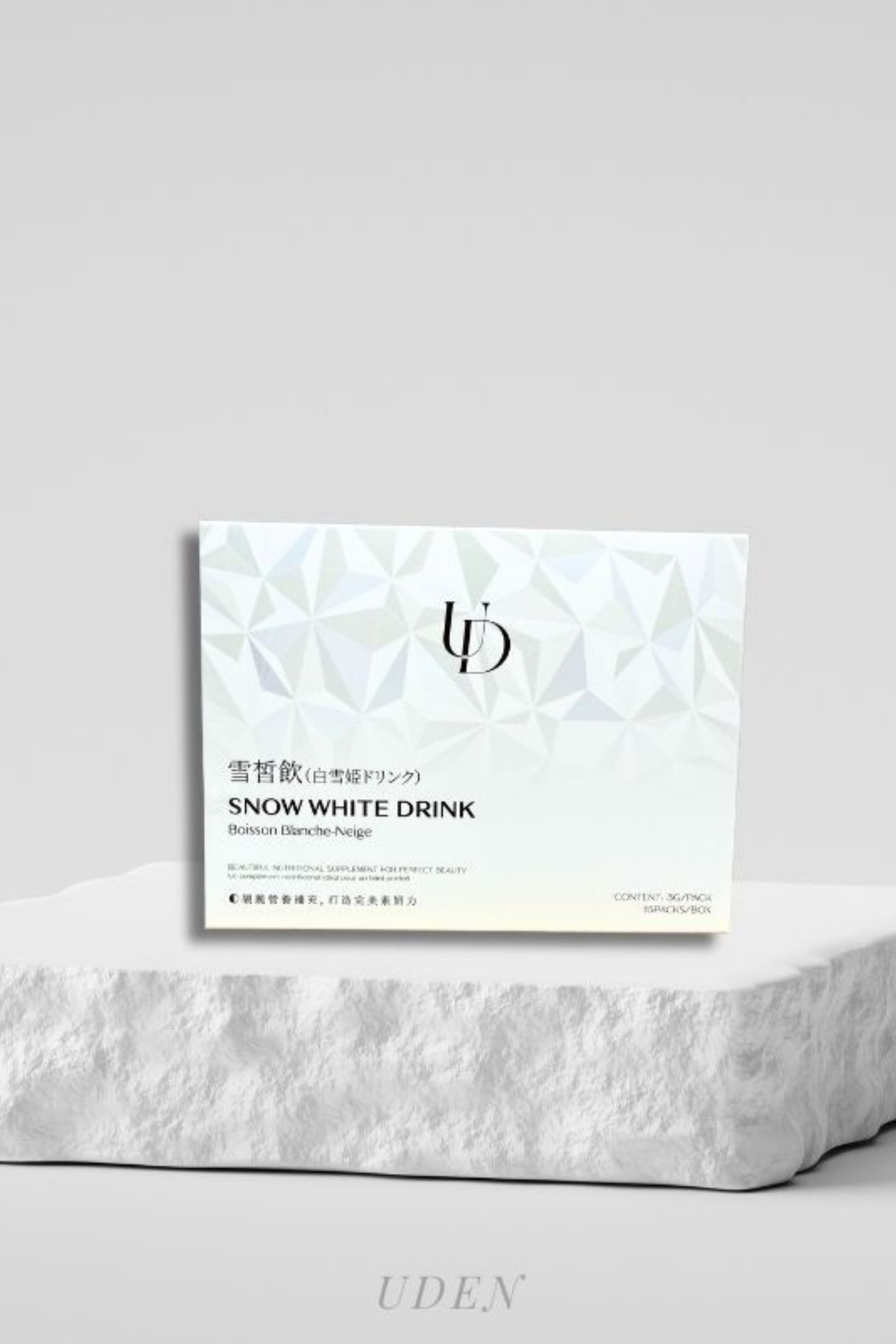 UDEN 雪皙飲沖泡粉包3g*15包/盒 #玫瑰洛神口味