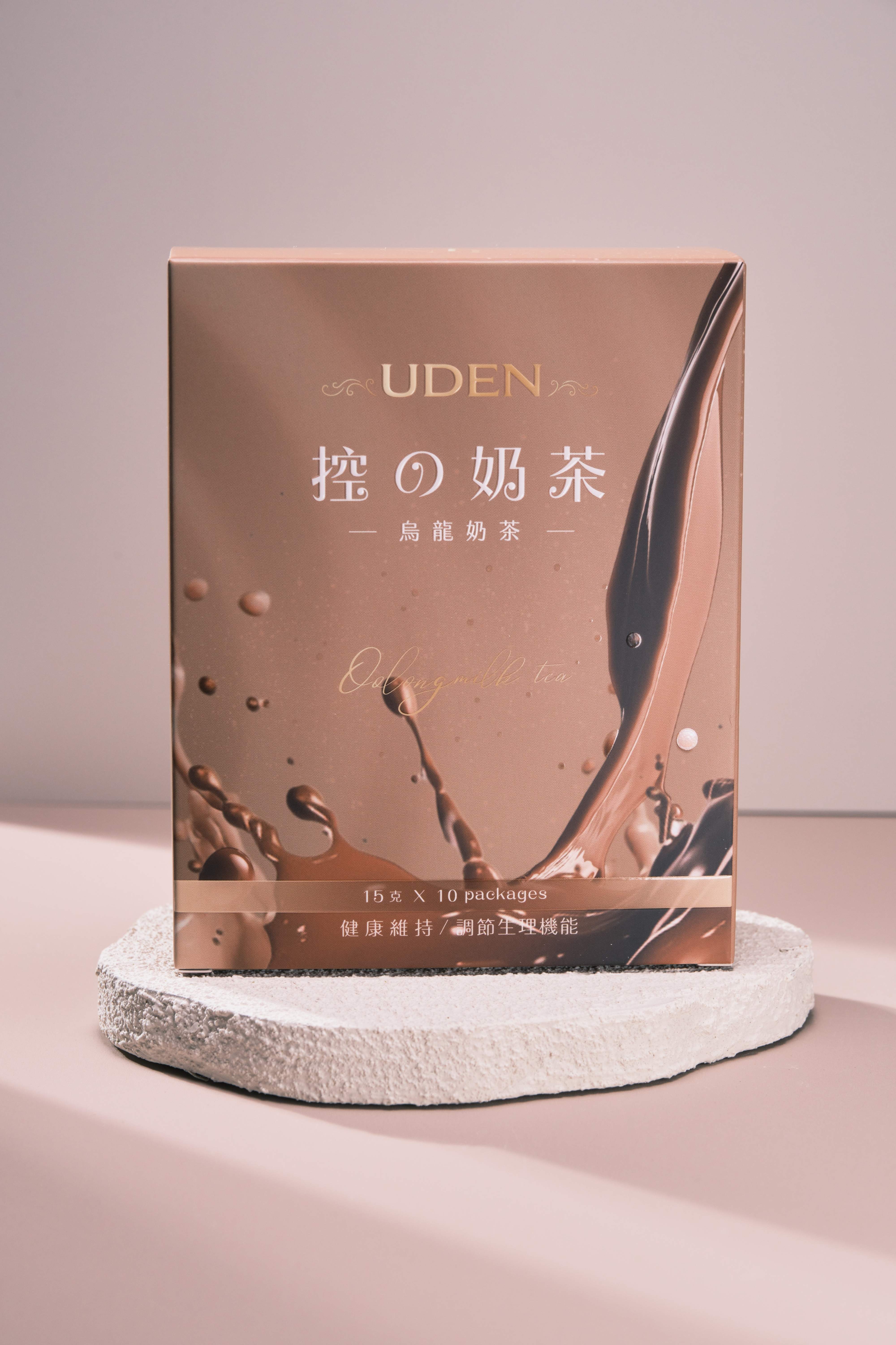 UDEN 控之奶茶複方粉包-烏龍奶茶(奶素)15克/包，10包/盒